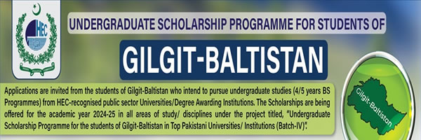 UG Scholarship for Students of GB